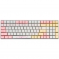 Macaron 104+28 XDA profile Keycap Set PBT DYE Sublimation 1.75U 2U Keys for 60 61 64 84 96 87 104 108 Keyboard